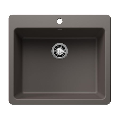 Blanco-White-Liven 25" Medium Single Bowl Dual Mount Blanco 8