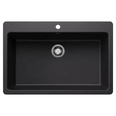 Blanco-White-Liven 33" Super Single Bowl Dual Mount Blanco 2