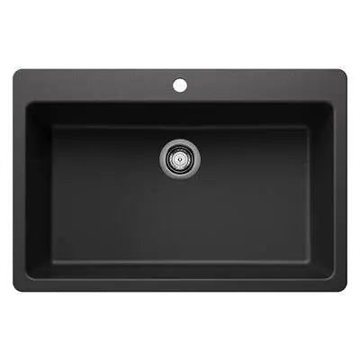Blanco-White-Liven 33" Super Single Bowl Dual Mount Blanco 3