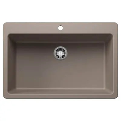 Blanco-White-Liven 33" Super Single Bowl Dual Mount Blanco 5