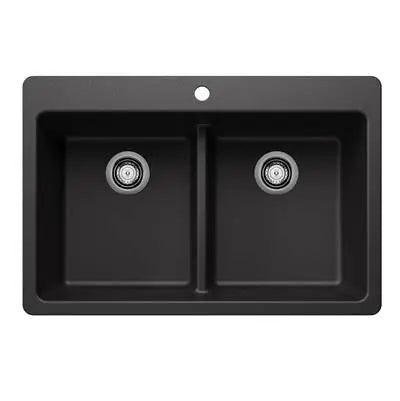 Blanco-White-Liven Equal Double Low Divide Dual Mount Blanco 3