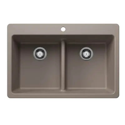 Blanco-White-Liven Equal Double Low Divide Dual Mount Blanco 5