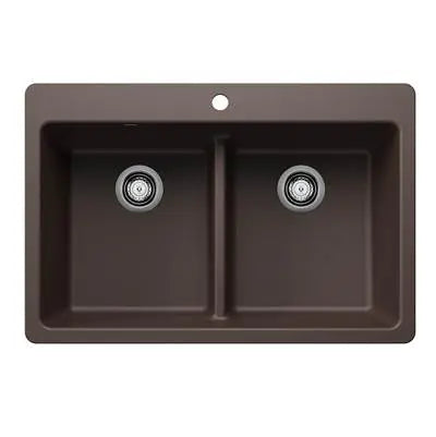 Blanco-White-Liven Equal Double Low Divide Dual Mount Blanco 6