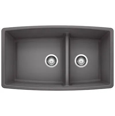 Blanco-White-Performa Medium 1-3/4 Low Divide Blanco 5