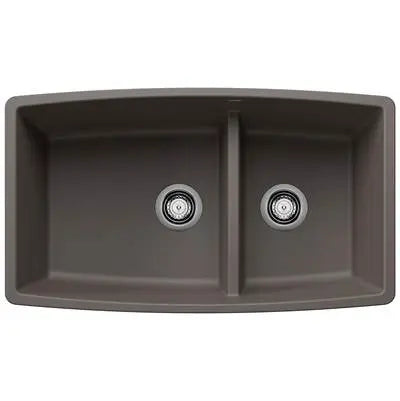 Blanco-White-Performa Medium 1-3/4 Low Divide Blanco 8