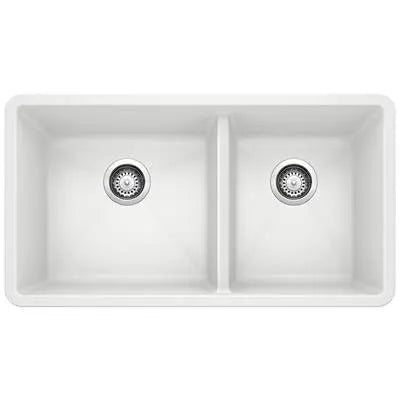 Blanco-White-Precis 1-3/4 Bowl Blanco 1