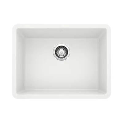 Blanco-White-Precis 24" Single Bowl Blanco