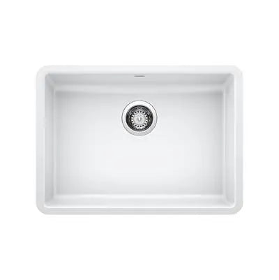Blanco-White-Precis 25" ADA Single Bowl Blanco 1