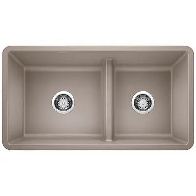 Blanco-White-Precis Reversible 1-3/4 Low Divide Blanco 3
