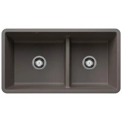 Blanco-White-Precis Reversible 1-3/4 Low Divide Blanco 8