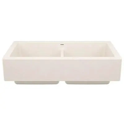 Blanco-White-Vintera 33" Equal Double Apron Blanco 7