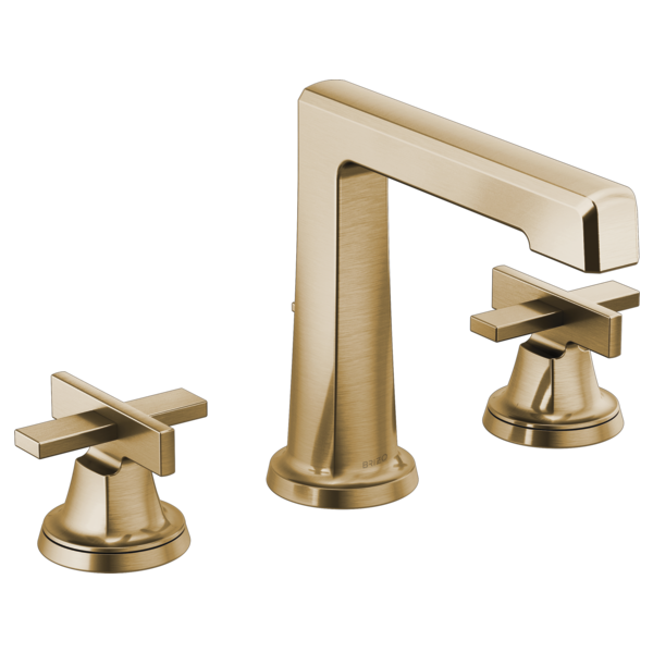 Brizo 65398LF-GLLHP Widespread Lavatory Faucet with High Spout W/ Low Cross Handle Kit 2