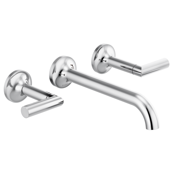 Brizo Two-Handle Wall Mount Lavatory Faucet with Lever Handles & Wall Mount