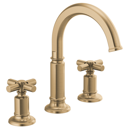 Brizo 65376LF Lavatory Faucet with Arc Spout W/ Cross Handle Kit 1