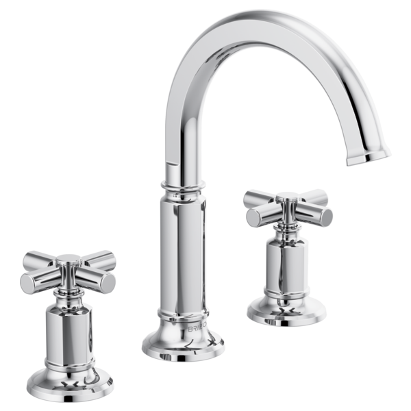 Brizo 65376LF Lavatory Faucet with Arc Spout W/ Cross Handle Kit 3