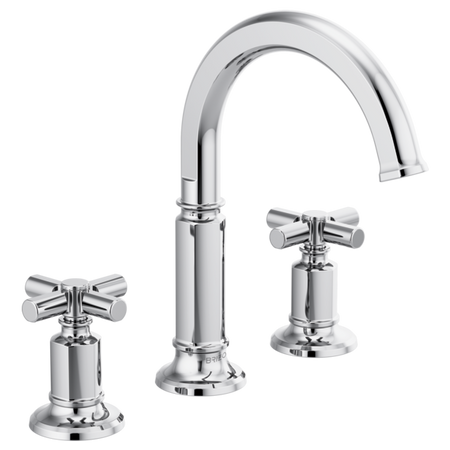 Brizo 65376LF Lavatory Faucet with Arc Spout W/ Cross Handle Kit 3