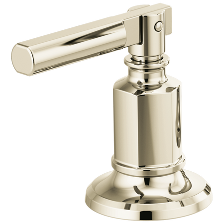 Brizo HL5376 Widespread Lavatory Lever Handle Kit with gold finish, featuring sleek, modern faucet handle design for bathroom sink.