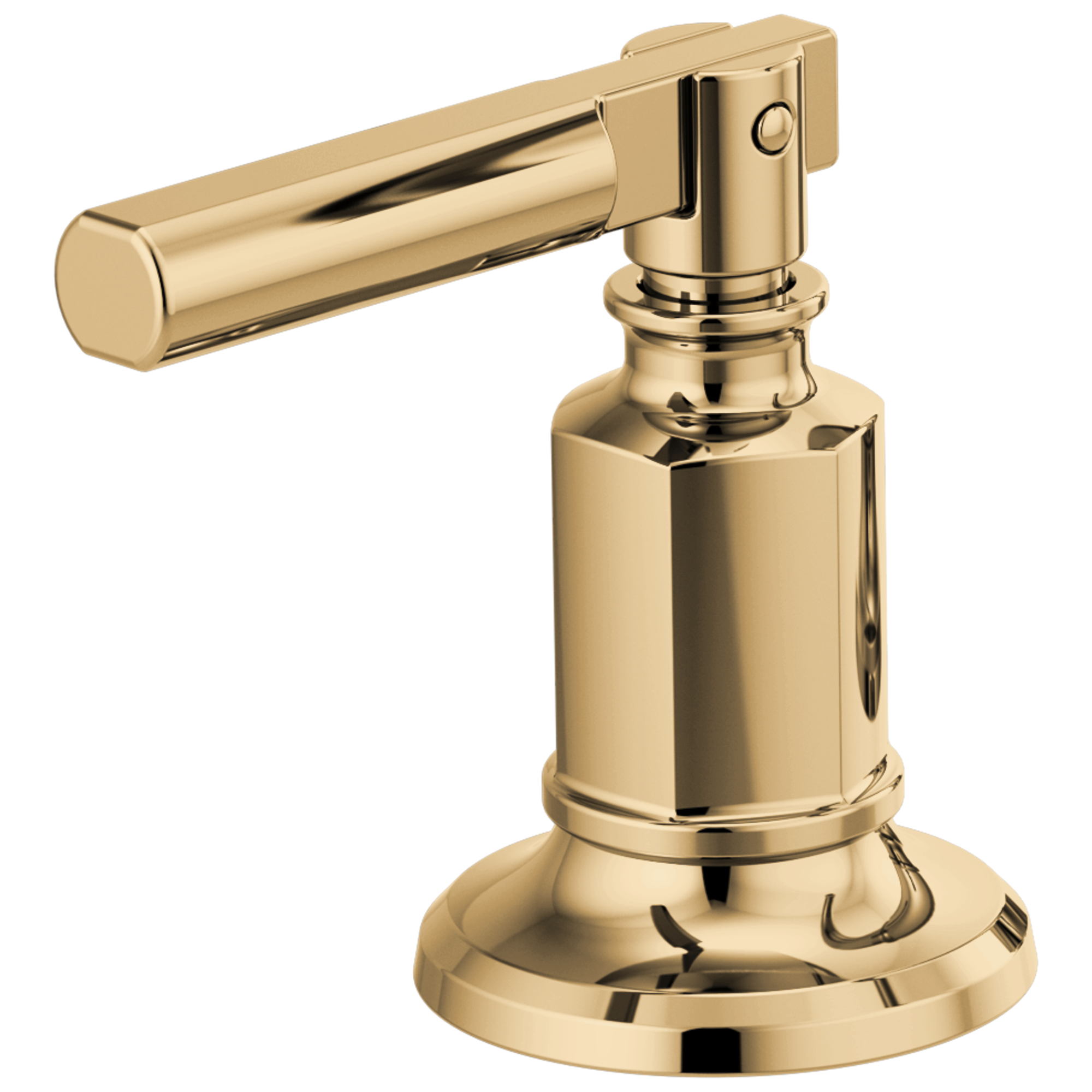 Brizo HL5376 widespread lavatory lever handle kit with luxe gold finish, featuring sleek, modern design for bathroom sink faucet.