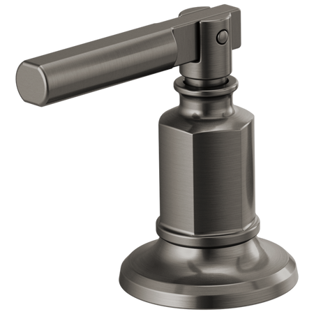 Brizo HL5376 widespread lavatory lever handle kit with gold finish, includes sleek lever handles for bathroom sink faucet.