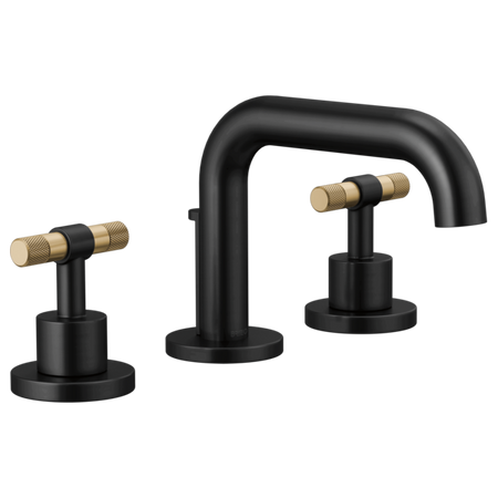 Brizo 65334LF-SLLHP Widespread Lavatory Faucet With Low Spout W/ T-Lever Handle Kit 1