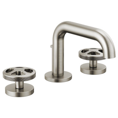 Brizo 65334LF-SLLHP Widespread Lavatory Faucet With Low Spout W/ Wheel Handle Kit 4