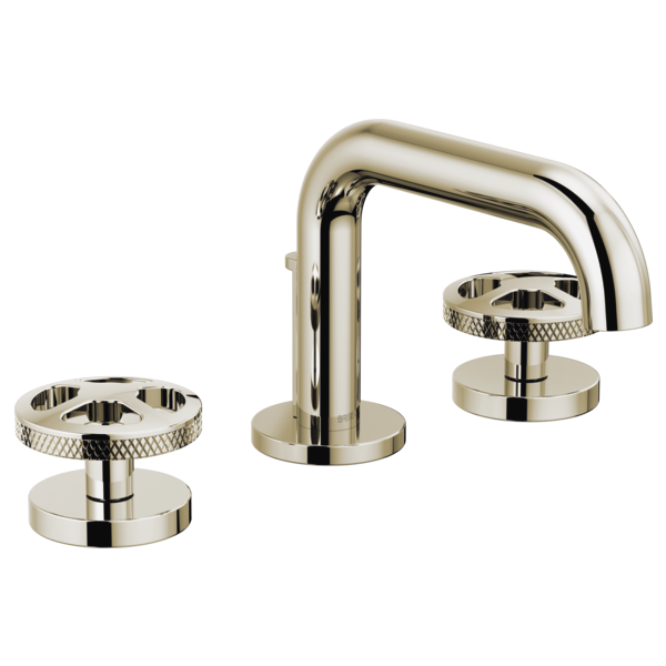Brizo 65334LF-SLLHP Widespread Lavatory Faucet With Low Spout W/ Wheel Handle Kit 6