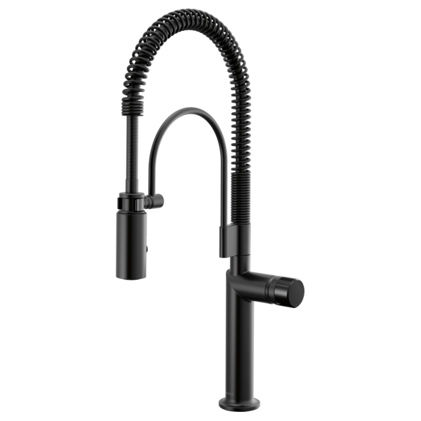 Semi-Professional Kitchen Faucet W/ Black Crystal Knob Handle Kit 1