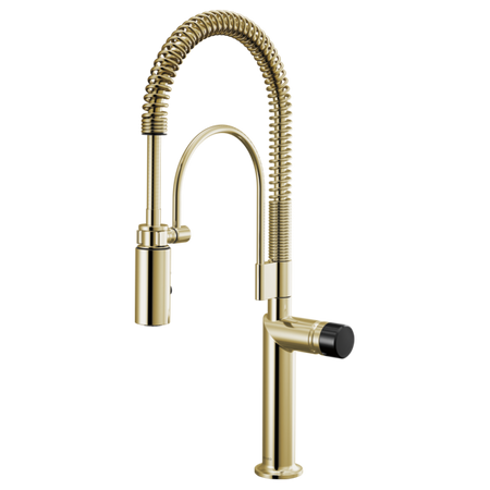 Semi-Professional Kitchen Faucet W/ Black Crystal Knob Handle Kit 5