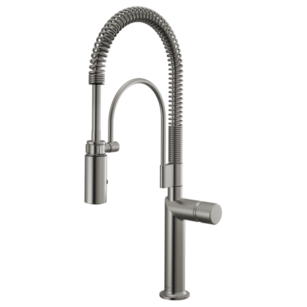 Semi-Professional Kitchen Faucet W/ Metal Knob Handle Kit 6