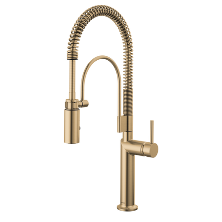Semi-Professional Kitchen Faucet W/ Metal Lever Handle Kit 2
