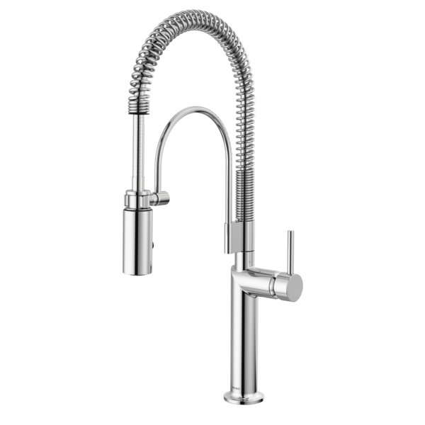Semi-Professional Kitchen Faucet W/ Metal Lever Handle Kit 3