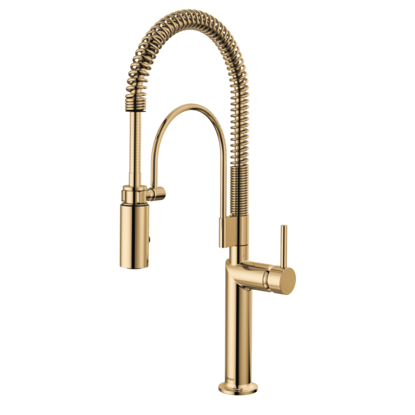 Semi-Professional Kitchen Faucet W/ Metal Lever Handle Kit 4