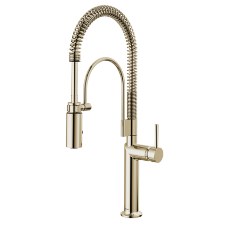 Semi-Professional Kitchen Faucet W/ Metal Lever Handle Kit 5