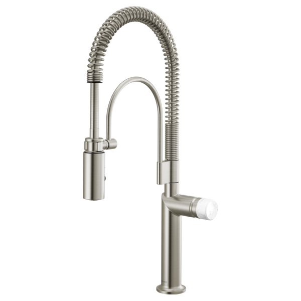 Semi-Professional Kitchen Faucet W/ White Marble Knob Handle Kit 7