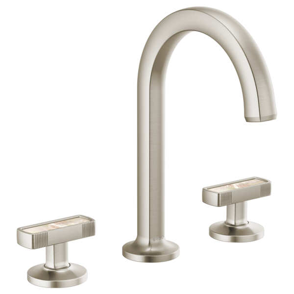 Brizo 65306LF-GLLHP Widespread Lavatory Handle Kit with Mother of Pearl Insert 4