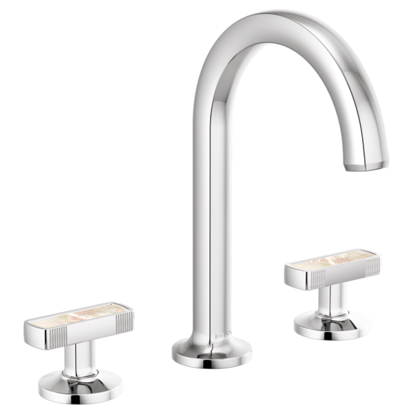 Brizo 65306LF-GLLHP Widespread Lavatory Handle Kit with Mother of Pearl Insert 5