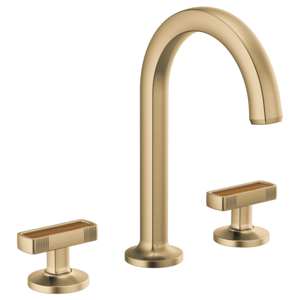 Brizo 65306LF-GLLHP Widespread Lavatory Handle Kit with Wood Insert 3