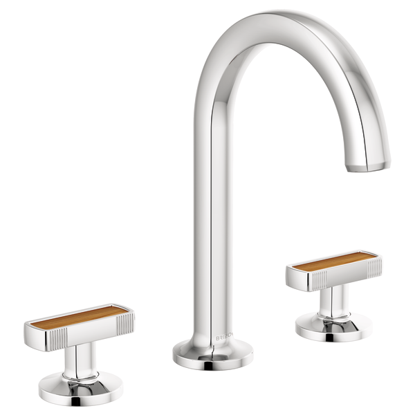 Brizo 65306LF-GLLHP Widespread Lavatory Handle Kit with Wood Insert 5