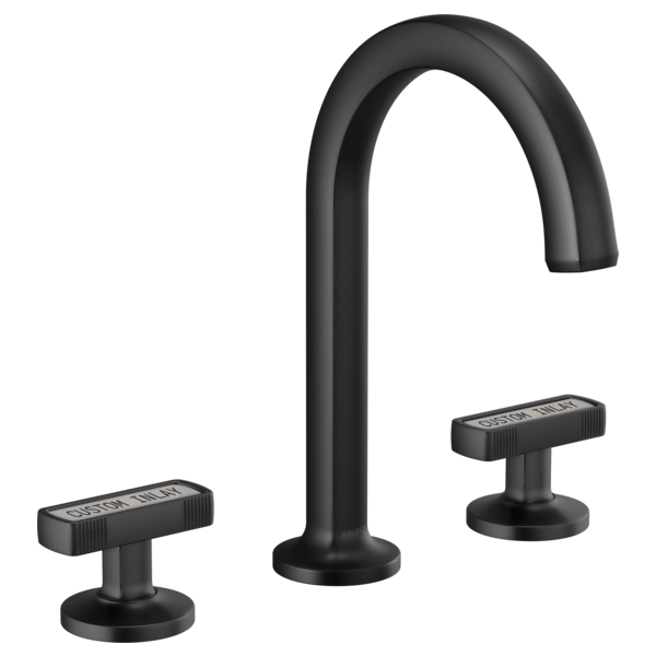 Brizo 65306LF-GLLHP Widespread Lavatory Knob Handles with Custom Inlay 1