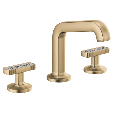 Brizo 65307LF Widespread Lavatory Knob with Custom Inlay Handle Kit 3