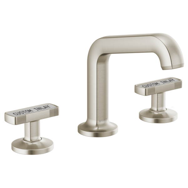 Brizo 65307LF Widespread Lavatory Knob with Custom Inlay Handle Kit 4