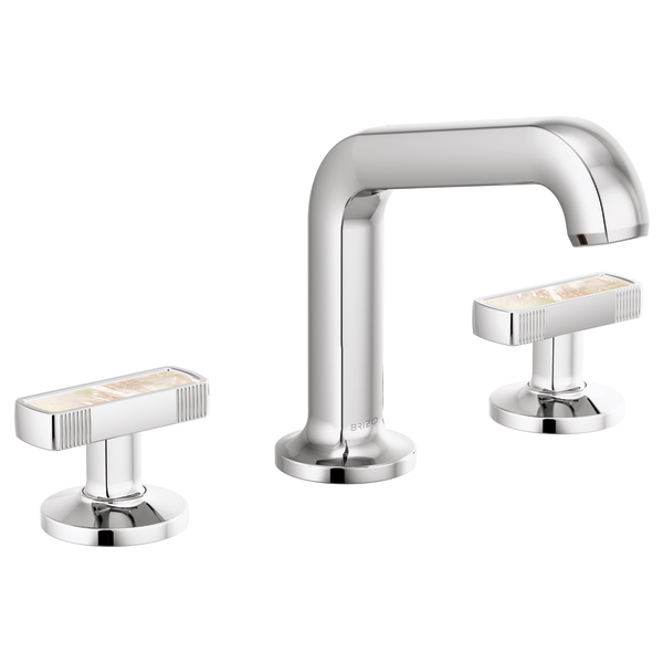 Brizo 65307LF Widespread Lavatory Handle Kit with Mother of Pearl Insert 5