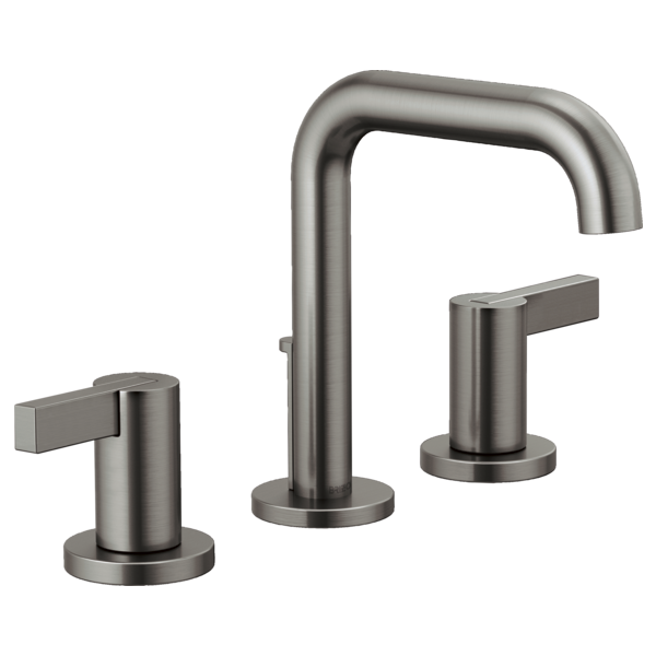 Widespread Lavatory Faucet with High Spout W/ Widespread Lavatory Extended Lever Handle Kit 1 6