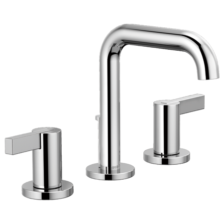 Widespread Lavatory Faucet with High Spout W/ Widespread Lavatory Extended Lever Handle Kit 1 4