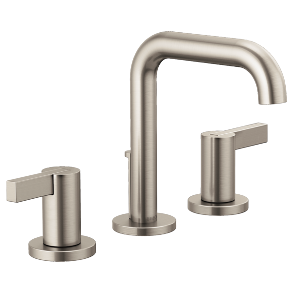 Widespread Lavatory Faucet with High Spout W/ Widespread Lavatory Extended Lever Handle Kit 1 3