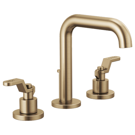 Widespread Lavatory Faucet With High Spout W/ Widespread Handle Kit - Industrial Lever 2