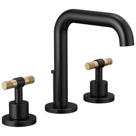 Widespread Lavatory Faucet With High Spout W/ Widespread Handle Kit - T-Lever 1