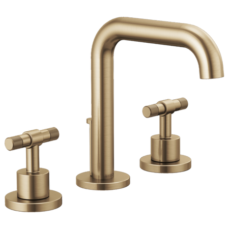Widespread Lavatory Faucet With High Spout W/ Widespread Handle Kit - T-Lever 2