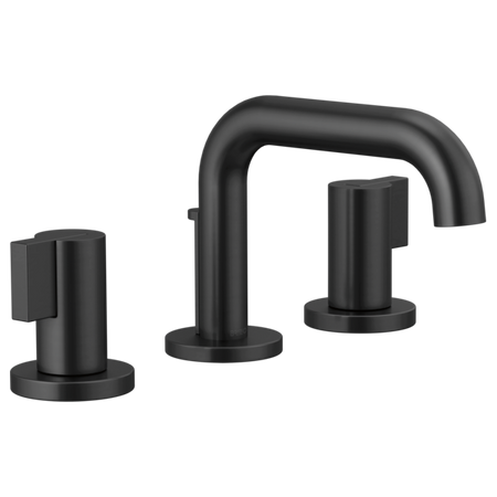 Brizo 65334LF-SLLHP Widespread Lavatory Faucet With Low Spout W/ Handle Kit - Lever 1