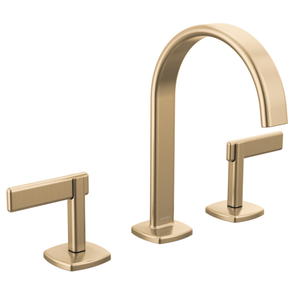 Brizo 65367LF-GLLHP-ECO Widespread Bathroom Faucet W/ Lavatory Lever Handle Kit 4